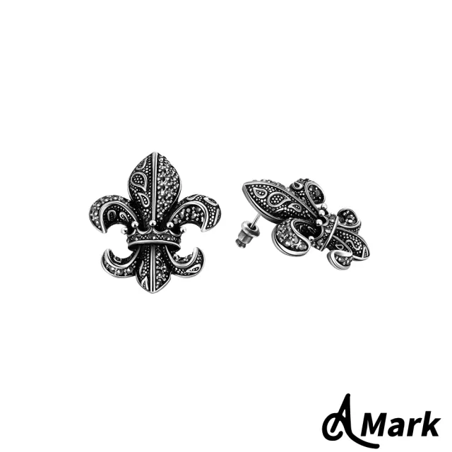 【A MARK】聖劍圖騰造型個性龐克風格耳環