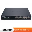 【QNAP 威聯通】QSW-M1204-4C 12埠  L2 Web 10GbE 交換器(管理型)