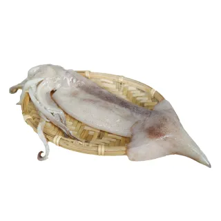【賣魚的家】燒烤必備深海魷魚 4尾組(350g±3%/2尾/包 共2包)