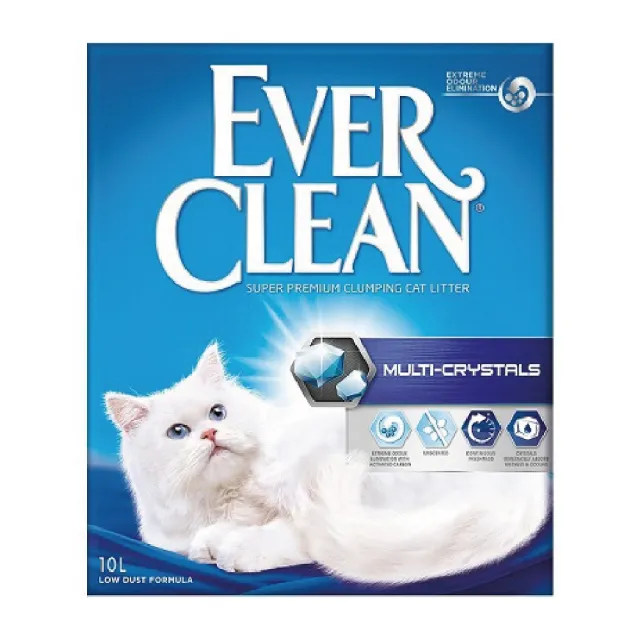 【EverClean 藍鑽】超凝結貓砂10L/9kg