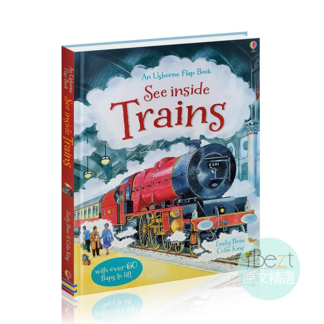 【iBezT】Usborne See Inside Trains(Leslie Patricelli品格繪本)