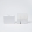 【Suzzi】旅行沐浴禮盒組 希臘白(皂盒*1個+M號分裝瓶*3支)