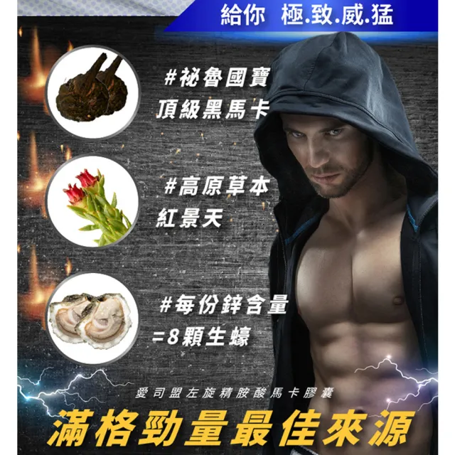 【Esmond Natural 愛司盟】左旋精胺酸馬卡膠囊1瓶 (60顆/瓶)
