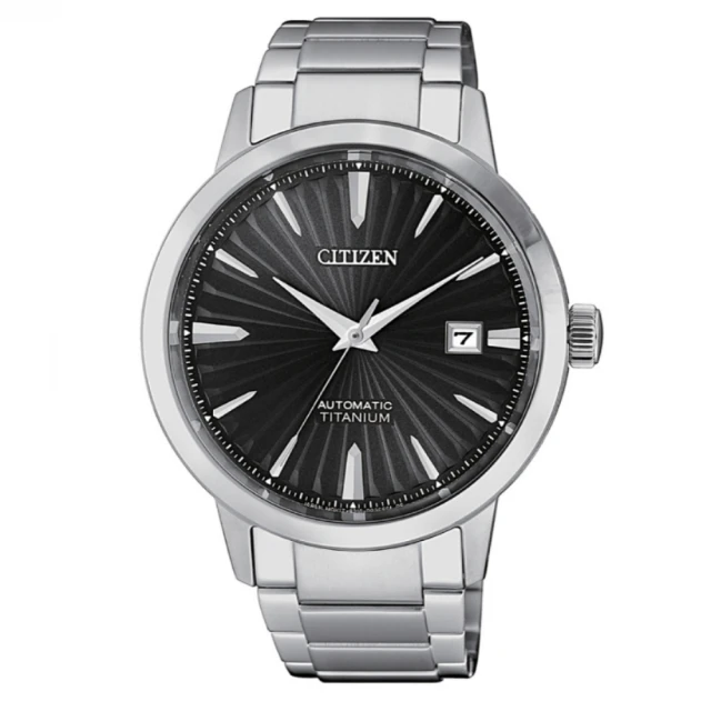 CITIZEN 星辰 GENTS系列 鈦金屬 40小時動力儲存 機械腕錶 雙12 優惠(NJ2180-89H)