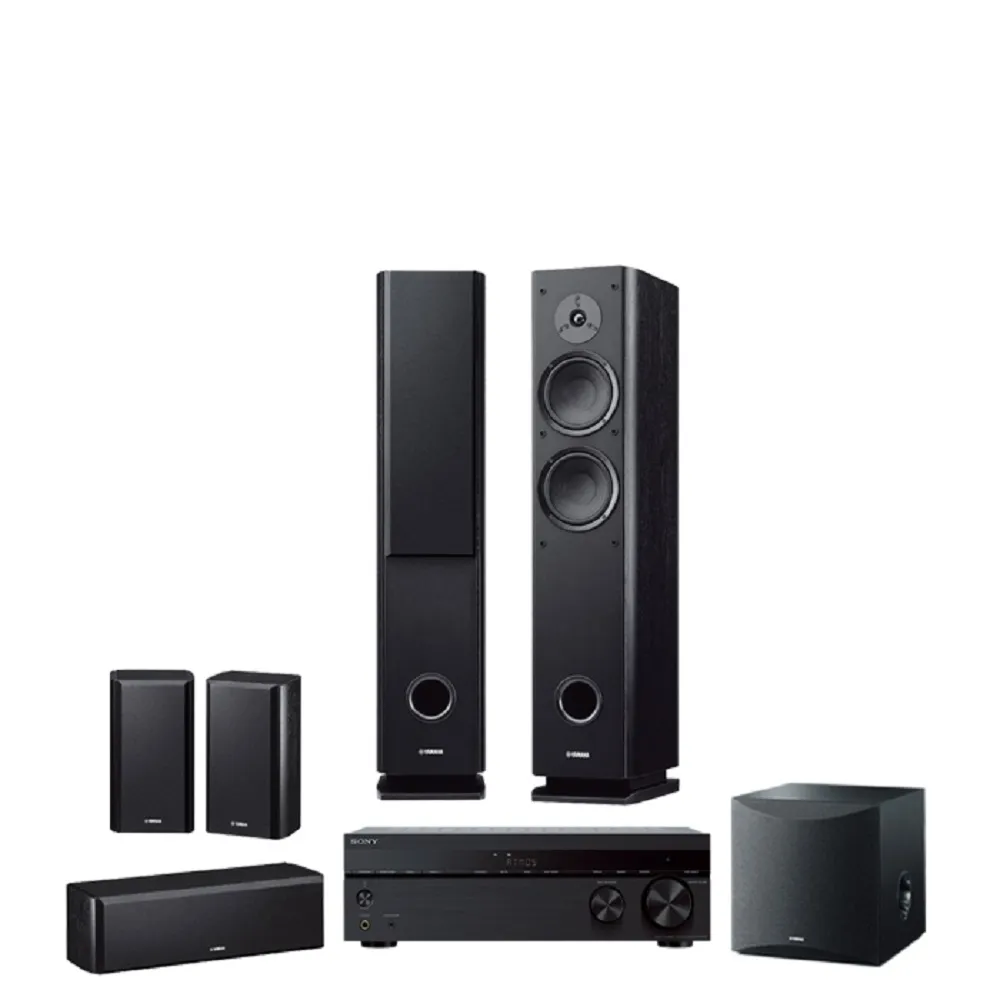 【YAMAHA & SONY】5.1聲道家庭劇院組(STR-DH790+NS-F160+NS-P160+NS-SW050)