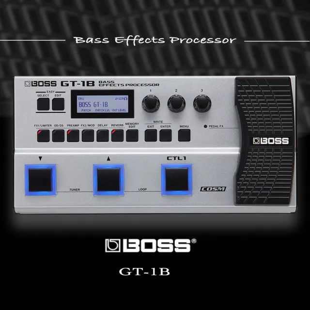 ROLAND 樂蘭】boss GT-1B/貝斯綜合效果器/原廠公司保固貨(BOSS-GT-1B