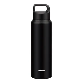 【Peacock 日本孔雀】運動酷跑316不鏽鋼 手提式 戶外專業保冷保溫杯800ML-消光黑(保溫瓶)