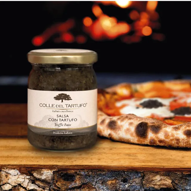【Colle del Tartufo 柯爾德】義大利原裝進口黑松露菇菇醬180g(義大利私廚配方-一匙變廚神)