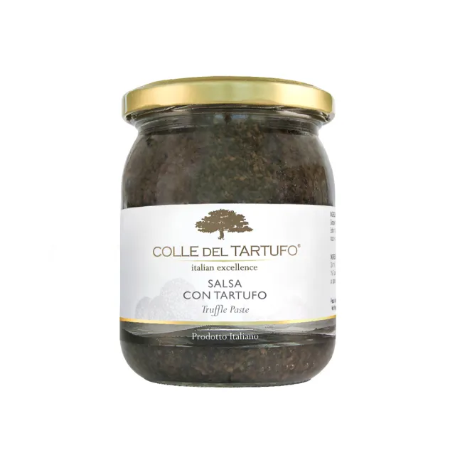 【Colle del Tartufo 柯爾德】義大利原裝進口黑松露菇菇醬180g(義大利私廚配方-一匙變廚神)