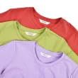 【OUWEY 歐薇】扭結設計彈性短袖上衣3212171202(紅/淺綠/淺紫)