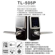 【FAULTLESS 加安牌】TL-505P 觸控式密碼水平把手電子鎖 G5V2LED(卡片感應)