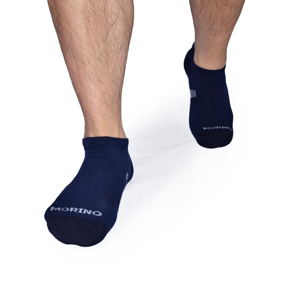 【MORINO】7雙組MIT抗菌消臭寬條足弓透氣船型襪/共7雙L25-27cm(男襪/船型襪/踝襪/運動襪)
