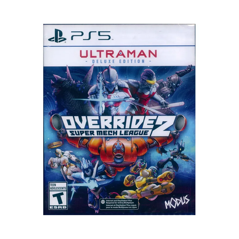 【SONY 索尼】PS5 Override 2: 超級機甲聯盟 奧特曼豪華版 Override 2: Ultraman Deluxe(中英日文美版)