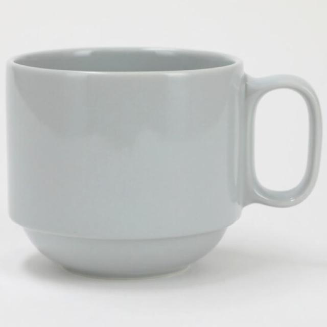 【NITORI 宜得利家居】可堆疊馬克杯 DAY VALUE GY 325ML(杯子 馬克杯 可堆疊 DAYVALUE)