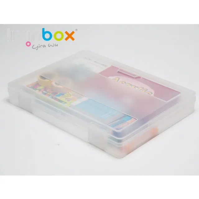 【livinbox 樹德】OF-A03L文件隨意盒A4 3入組(文件收納/資料夾/A4/大容量)