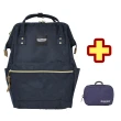 【WHOSE BAG】買一送一★NORA大容量防潑水口金女後背包 NO.WB010(男後背包 電腦後背包 零錢包 收納包)