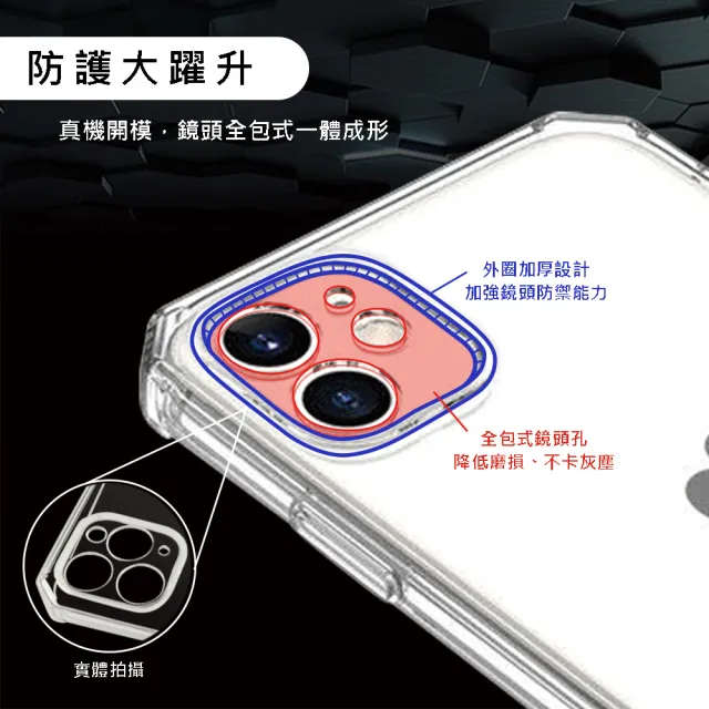【RedMoon】APPLE iPhone 13 Pro Max 6.7吋 穿山甲鏡頭全包式魔方防摔手機殼(i13ProMax)