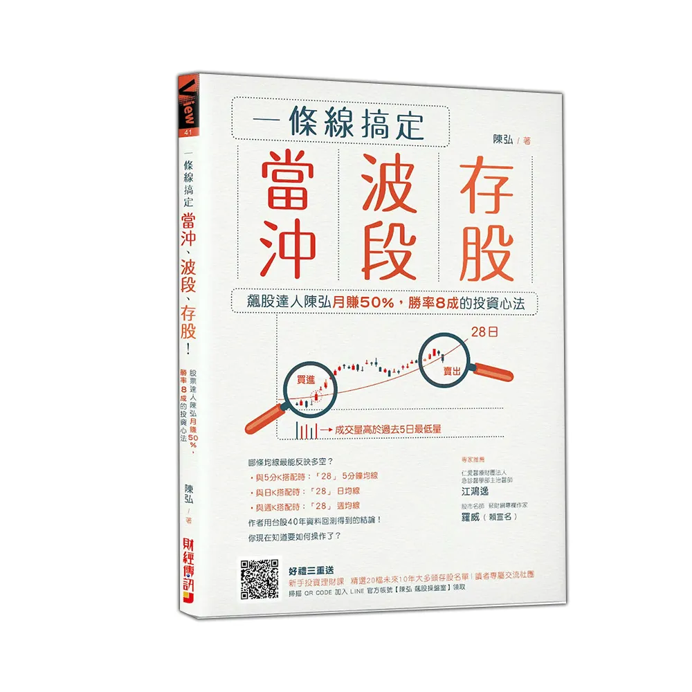 【送『最強飆股教主陳弘的飆股交易室』訂閱專欄】一條線搞定當沖、波段、存股!飆股達人陳弘月賺50% 勝率8成