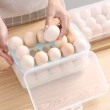 【Dagebeno荷生活】日式15格立式雞蛋盒 冰箱雞蛋收納透明保鮮盒