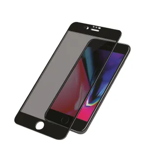 【PanzerGlass】iPhone 6/6s/7/8 4.7吋 神鬼駭客 防窺+防駭+耐衝擊 2.5D鋼化玻璃保護貼(黑)