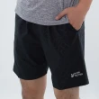 【遊遍天下】MIT男款抗UV防曬防潑水運動短褲GP1019黑色(慢跑 路跑 休閒M-3L)