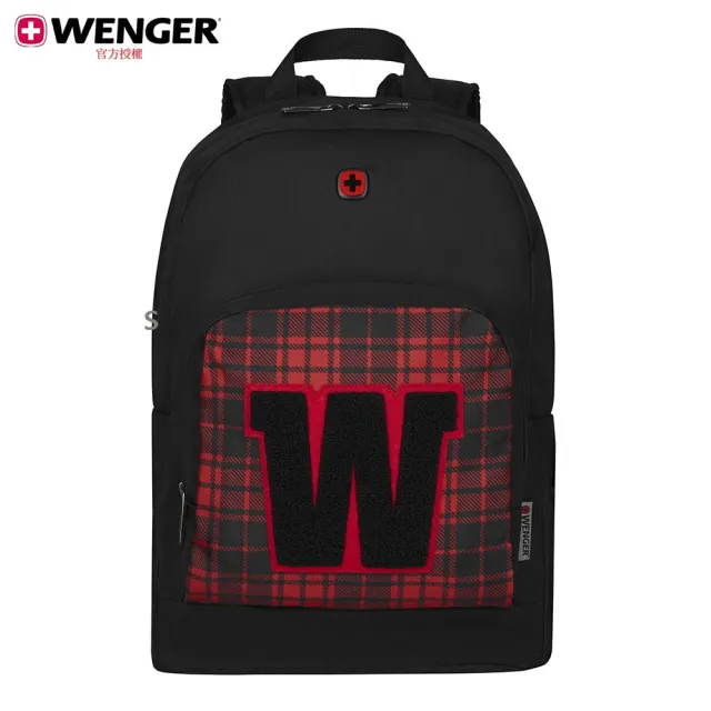 【WENGER 威戈】Back To School 16吋電腦 後背包 / 紅格W字樣(611664)