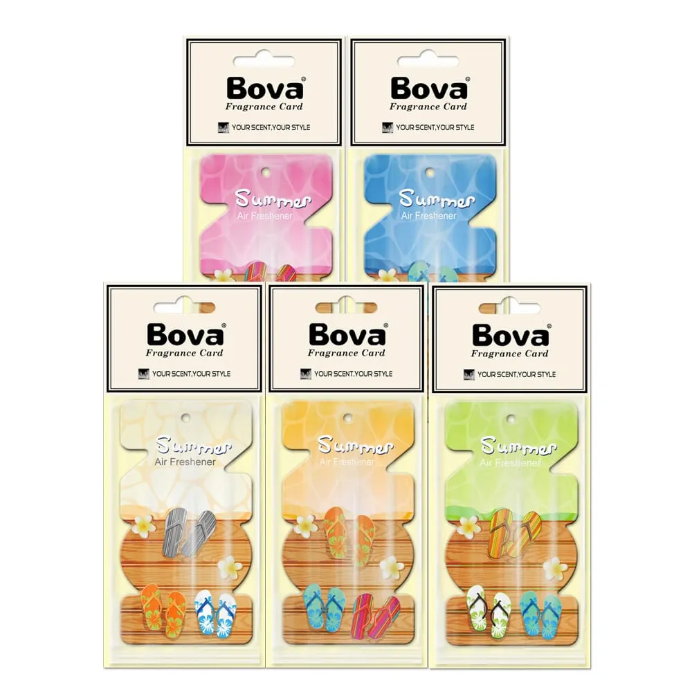 【Bova 法柏精品香氛】夏日香氛片5片入(香氛吊卡)