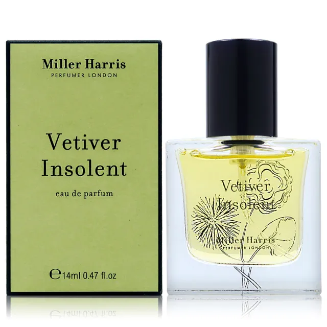 【Miller Harris】Vetiver Insolent 經典岩蘭淡香精 14ml(平行輸入)