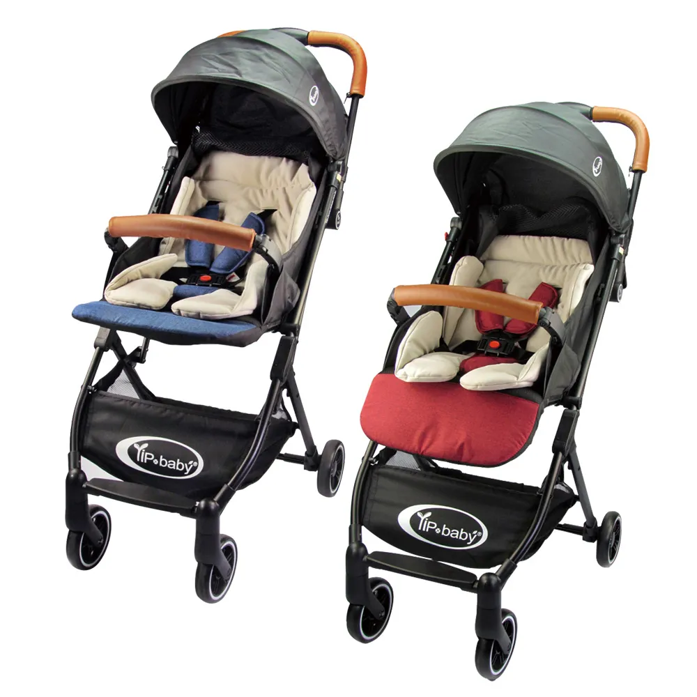 【YIP baby】單手輕量秒收/自動收合/輕便嬰兒手推車(嬰兒推車 嬰兒車 折疊嬰兒車-可登機)