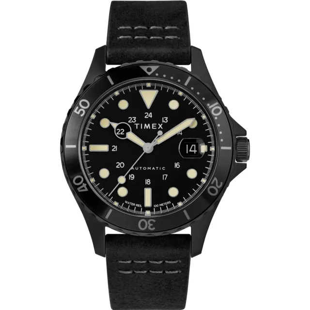 【TIMEX】天美時 復刻系列 機械錶(黑 TXTW2U10000)
