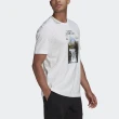 【adidas 愛迪達】T恤 Athletics Graphic T 男款 圓領 棉質 風景畫 基本版型 白 多色(GN6851)