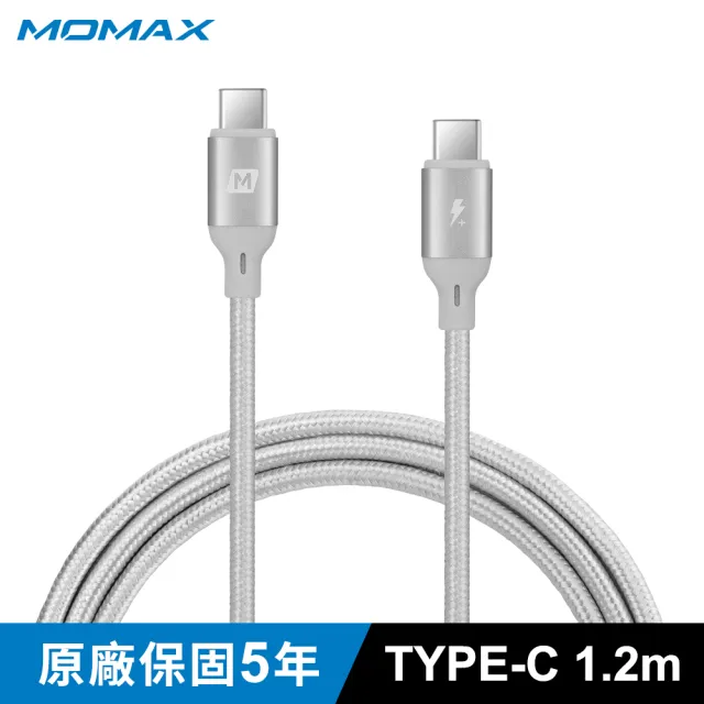 【MOMAX】Go Link Type-C to Type-C PD傳輸線1.2m