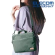 【ELECOM】OT兩用防潑水電腦包14吋-青瓷綠(ELBMOF07GN)