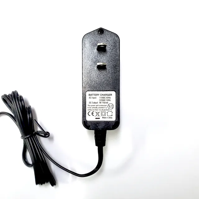 【Thunder Tiger 雷虎】9V 700mA簡易型充電器(遙控車 電池)