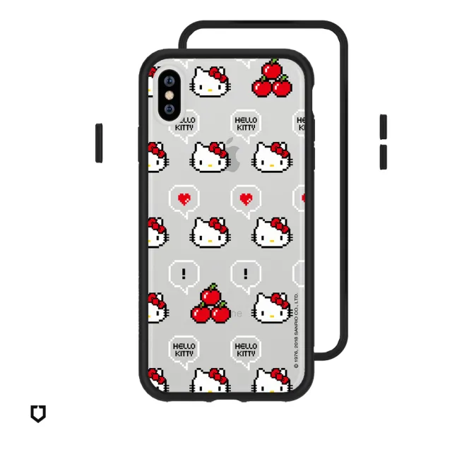 【RHINOSHIELD 犀牛盾】iPhone X Mod NX邊框背蓋手機殼/Retro Hello Kitty(Hello Kitty手機殼)