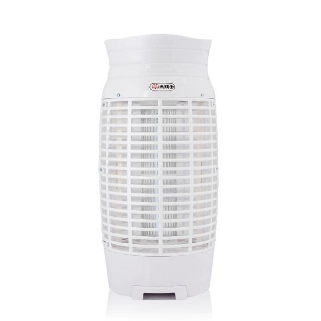 尚朋堂 15W電子捕蚊燈 SET-8015，採用電擊式設計，有效捕捉蚊蟲。開關清楚明顯，操作方便。抽取式集蚊盒設計，方便清潔與更換，整體尺寸為26cm(W) x 21cm(D) x 49cm(H)，輕便易攜。產品符合BSMI認證，許可字號為R63068，品質有保障。