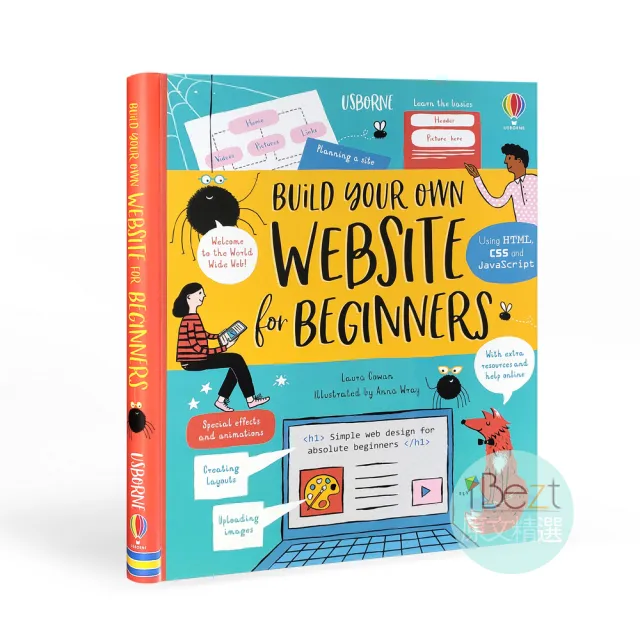 【iBezt】Build Your Own Website For Beginners(Usborne電腦for kids)
