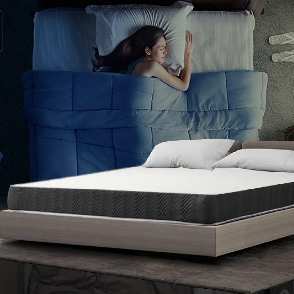 【YUDA 生活美學】安夢系列 舒柔表布+4D透氣網布 軟硬適中新型鋼彈簧床墊/二線基本款 /3尺