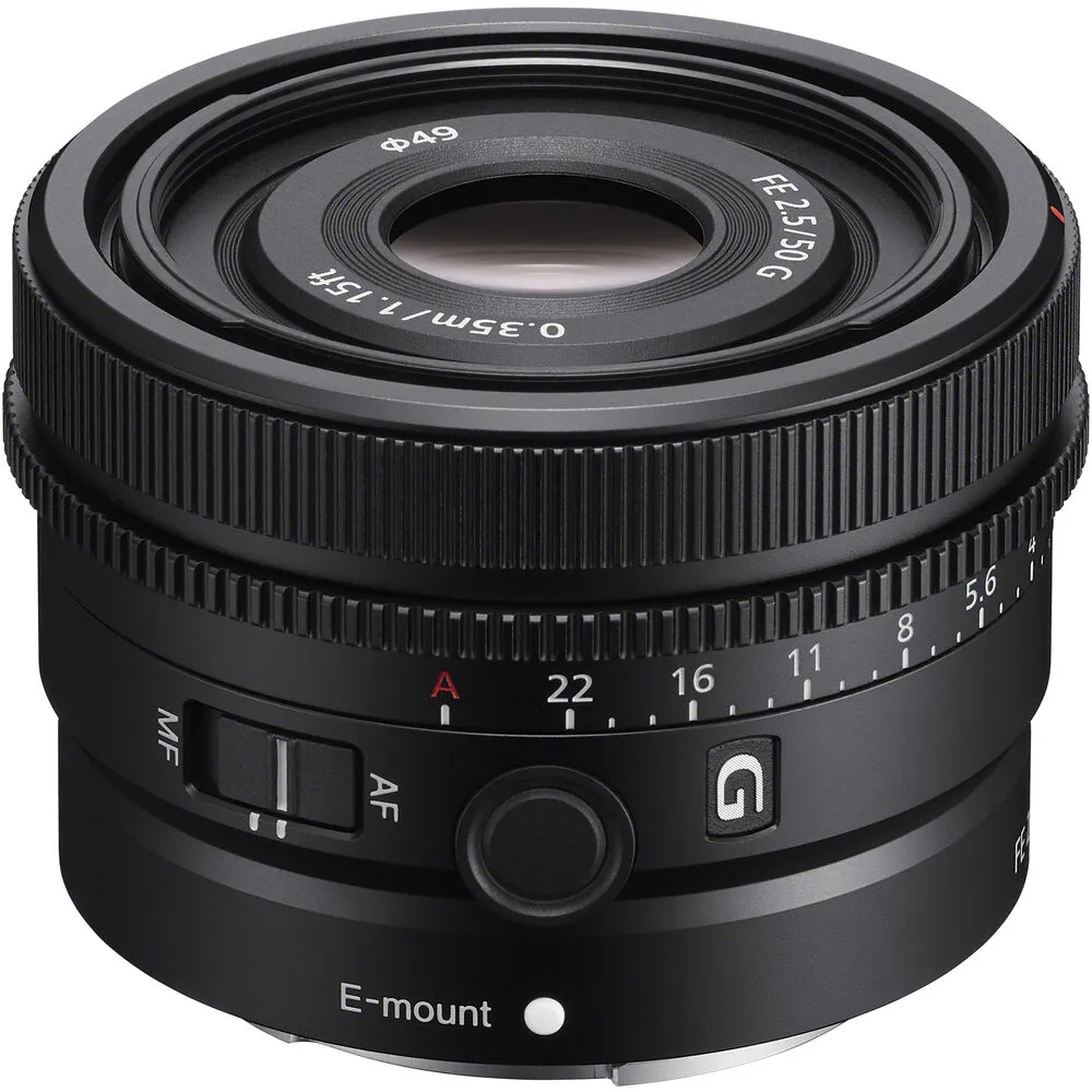 【SONY 索尼】FE 50 mm F2.5 G 定焦鏡頭(公司貨 SEL50F25G)