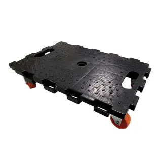 【HS 勾勾樂】組合式 塑膠PP棧板 EC-410D(2入組   組合棧板)