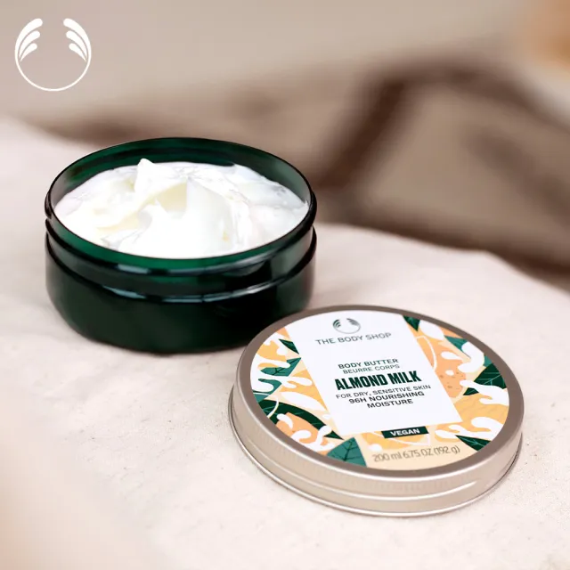 【THE BODY SHOP 美體小舖】杏奶舒敏身體滋養霜(200ML)