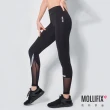 【Mollifix 瑪莉菲絲】水陸兩用速乾防曬動塑褲、瑜珈褲、瑜珈服、Legging(黑)