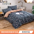 【型-Aibo】200織精梳棉兩用被床包四件組(加大/2選1)