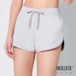 【Mollifix 瑪莉菲絲】水陸雙面運動短褲瑜珈褲、瑜珈服、Legging(岩石灰)