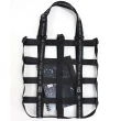 【KIU】日本KIU 籃網托特包 時尚造型 一包變兩包 防水三用瞬間變化(202900 黑色)