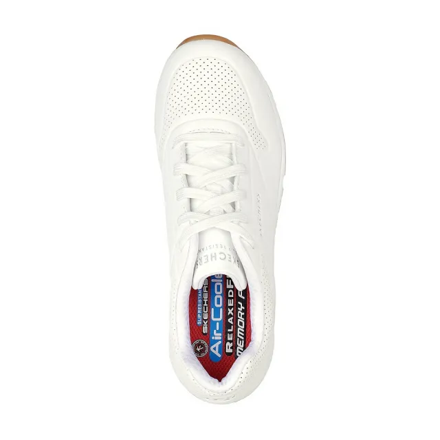 【SKECHERS】女 工作鞋系列 UNO SR(108021WHT)