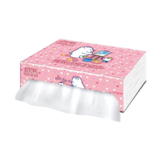 【Benibear 邦尼熊】抽取式熊厚擦手紙(130張X20包/箱)