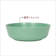 【NOW】Ecologie竹纖維淺餐碗4入 綠藍橘黃(飯碗 湯碗)