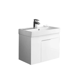 【KARAT 凱樂】米萊簡約 52公分-防水浴櫃(面盆浴櫃/PVC發泡板/鉸鏈不生鏽)