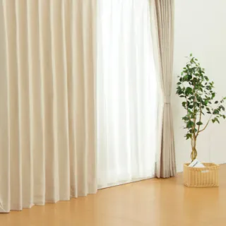 【NITORI 宜得利家居】遮光2級 窗簾 G PALETTE BE 150×230×1(PALETTE 窗簾)
